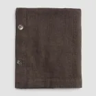 Modulare Tischdecke aus farbigem Leinen mit Knopflöchern und 10 Knöpfen – Mittelmeer Viadurini