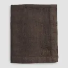 Modulare Tischdecke aus farbigem Leinen mit Knopflöchern und 10 Knöpfen – Mittelmeer Viadurini