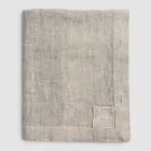 Modulare Tischdecke aus farbigem Leinen mit Knopflöchern und 10 Knöpfen – Mittelmeer Viadurini