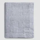 Rechteckige Leinentischdecke mit Knopflöchern und 12 Luxusknöpfen – Mediterran Viadurini