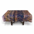 Hochwertige italienische Tischdecke aus handbedruckter Baumwolle - Marken Viadurini