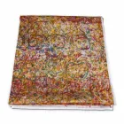 Hochwertige italienische Tischdecke aus handbedruckter Baumwolle - Marken Viadurini