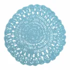 Rundes Tischset Gehäkeltes Tischset Verschiedene Farben 12 Stück - Punzolo Viadurini