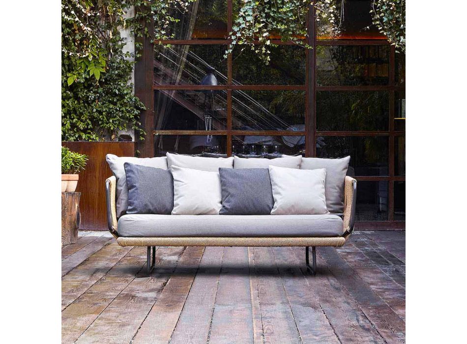 Varaschin Babylon 2-Sitzer-Sofa im modernen Design Viadurini