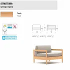 Moderner Outdoor-Sessel Varaschin Bali aus gepolstertem Stoff Viadurini