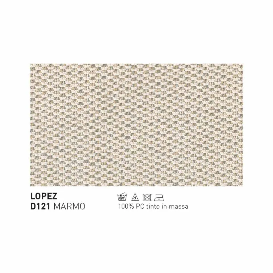 Moderner Outdoor-Sessel Varaschin Bali aus gepolstertem Stoff Viadurini