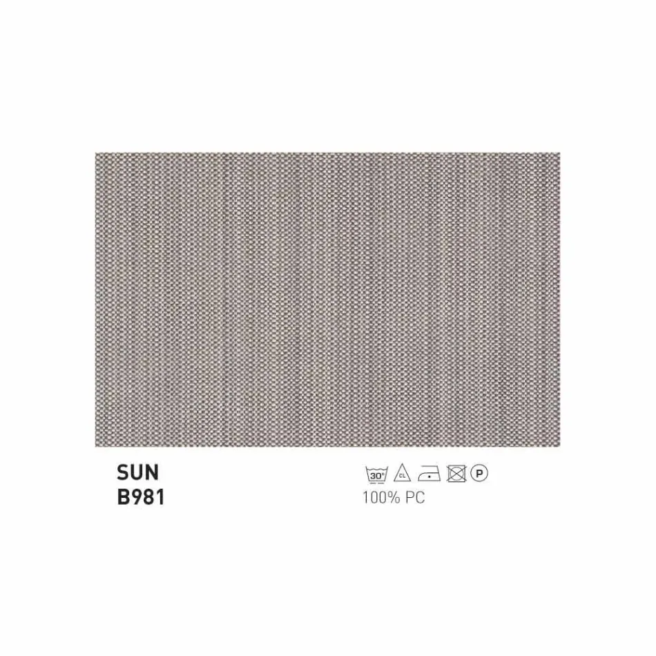 Varaschin Barcode Sonnenliege mit Rädern im Freien in Teakholz Viadurini