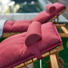 Varaschin Barcode Modernes Gartenbett / Teakholz Viadurini