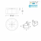 Varaschin Big In & Out Gartentisch + 8 moderne Design Sessel Viadurini