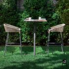 Varaschin Cricket Stuhl moderner Garten Aluminium, 2 Stück Viadurini