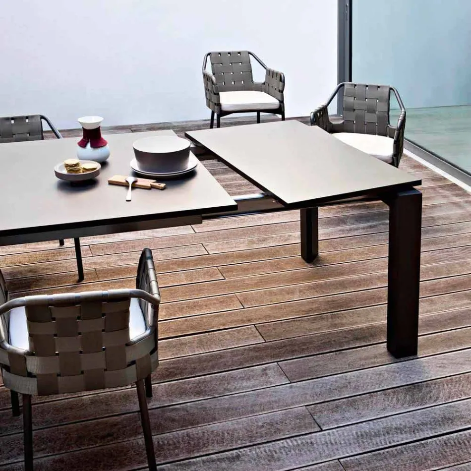 Varaschin Dolmen Gartentisch erweiterbar auf bis zu 380 cm Viadurini