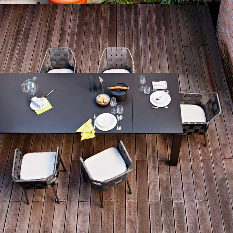 Varaschin Dolmen Gartentisch erweiterbar auf bis zu 380 cm Viadurini