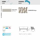 Varaschin Emma modernes zweisitziges gepolstertes Gartensofa Viadurini