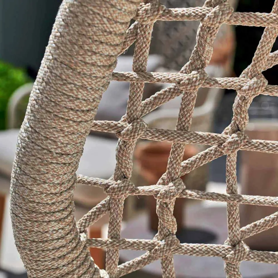 Varaschin Emma gepolsterter Außensessel mit modernem Design Viadurini