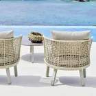 Varaschin Emma gepolsterter Garten- und Stoffsessel Viadurini