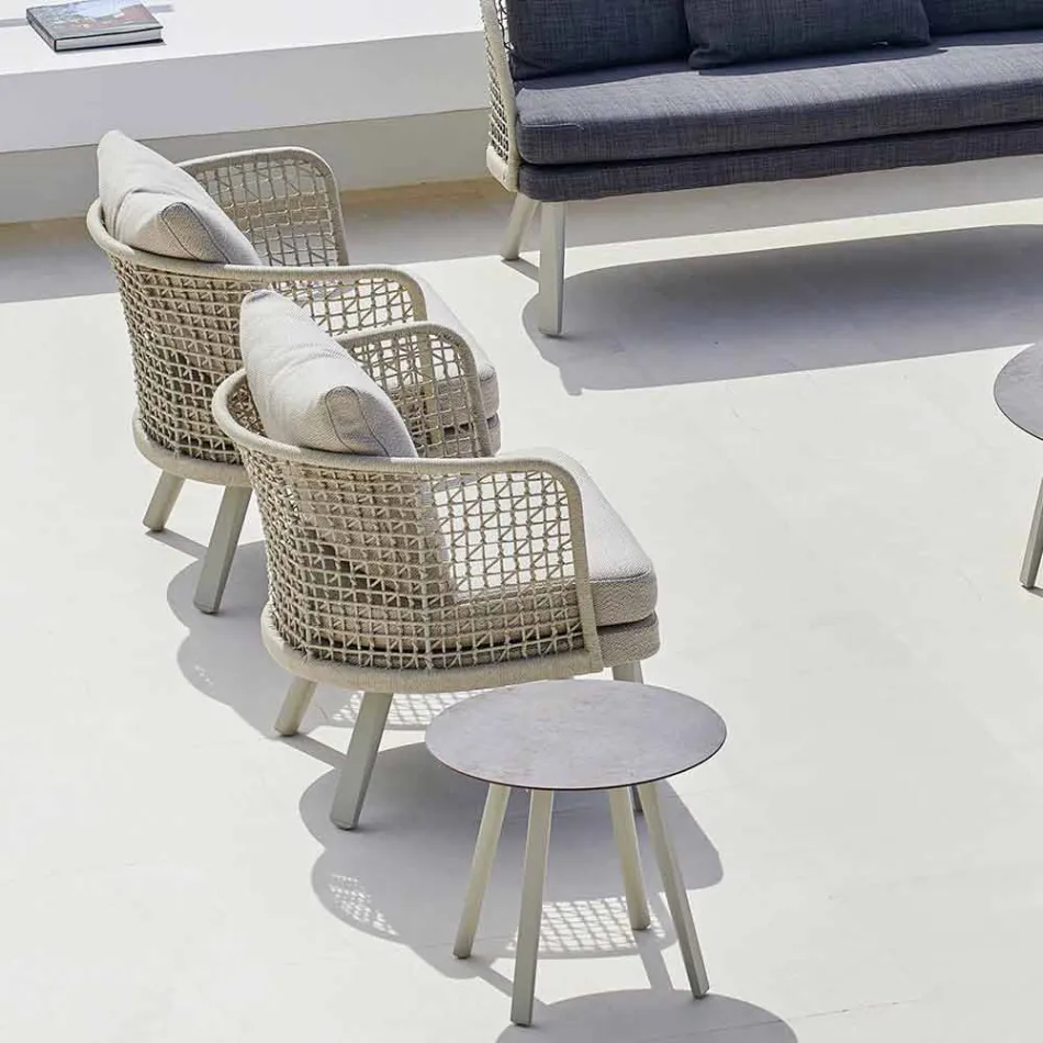 Varaschin Emma gepolsterter Garten- und Stoffsessel Viadurini