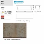 Varaschin Kolonaki Tabelle moderne Gärten in verschiedenen Größen Viadurini