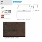 Varaschin Kolonaki Tabelle moderne Gärten in verschiedenen Größen Viadurini