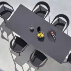 Varaschin Link-Tabelle H 65 cm Gärten erweiterbar auf bis zu 350 cm Viadurini