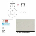 Varaschin Link Round Gartentisch mit Teak Beinen, H 65cm Viadurini