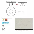 Varaschin Verbindungen Runder Tisch für Innen- / Außen-modernes Design, H 65 cm Viadurini