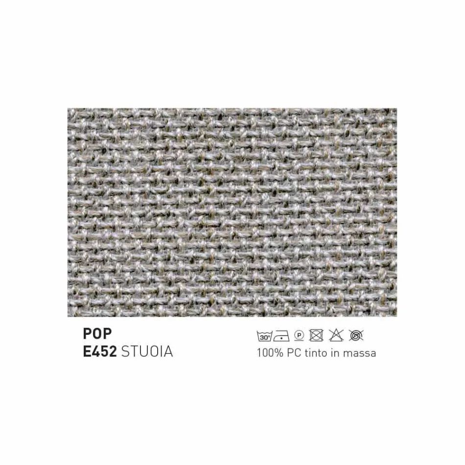 Varaschin Summer Outdoor Hocker aus Stahl und Stoff Viadurini