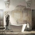 Freistehende Badewanne Ragusa, mit modernem Design, made in Italy