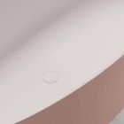 Freistehende zweifarbige Badewanne, Solid Surface Design - Look Viadurini