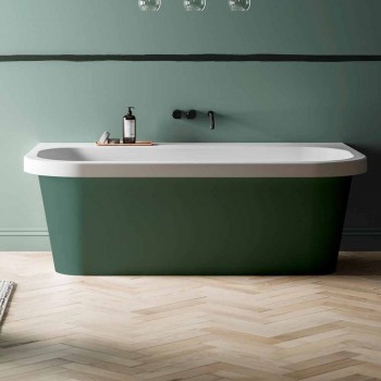 Glänzende / undurchsichtige zweifarbige Badewanne, freistehend modern - Margex