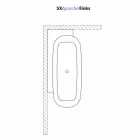 Modern Style White Design Freistehende Badewanne - Lipperiavas1 Viadurini