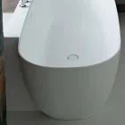 Modern Style White Design Freistehende Badewanne - Lipperiavas1 Viadurini