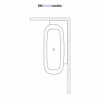 Modern Style White Design Freistehende Badewanne - Lipperiavas1 Viadurini