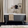Vintage freistehende Badewanne mit Füßen, aus Gusseisen - Nausica