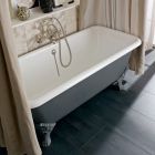 Vintage freistehende Badewanne mit Füßen, aus Gusseisen - Nausica Viadurini