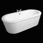 Moderne weiße freistehende Badewanne April 1800x830 mm Viadurini