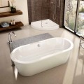 Moderne weiße freistehende Badewanne April 1800x830 mm
