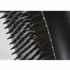 Hohe Indoor-Vase aus mattschwarzer Keramik und Stahl Made in Italy - Jesolo Viadurini