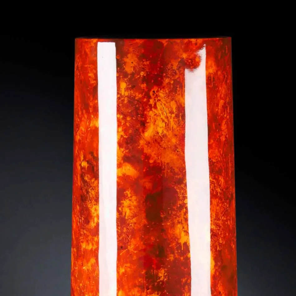 Hohe Indoor-Vase aus farbigem Polyethylen Made in Italy - Lepanto Viadurini