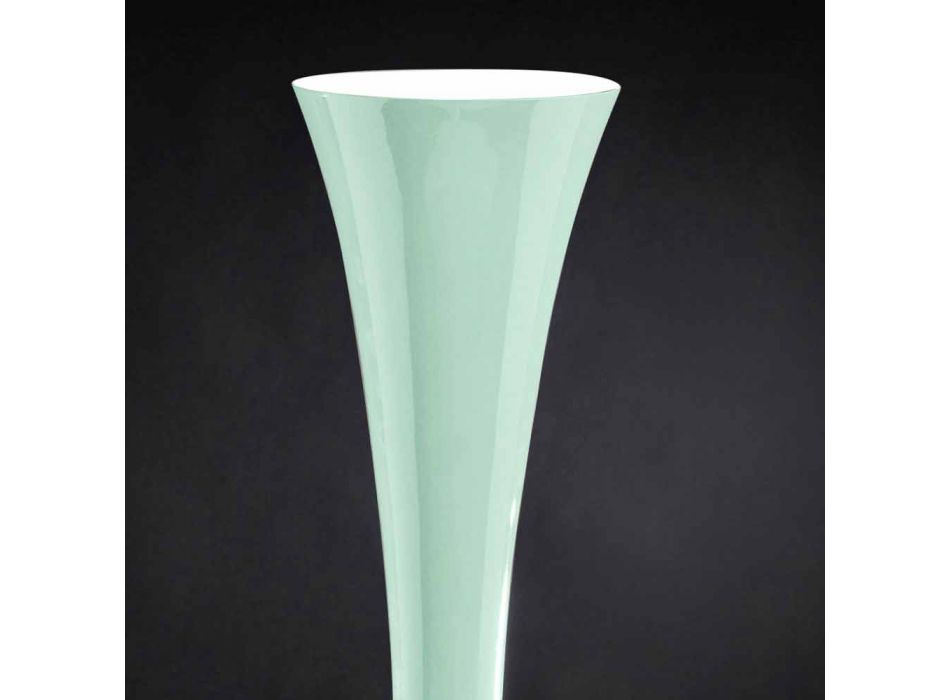 Hohe dekorative Buntglasvase Made in Italy - Singapur Viadurini