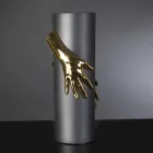 Hohe Keramikvase für den Innenbereich, handgefertigt in Italien - Monte Viadurini