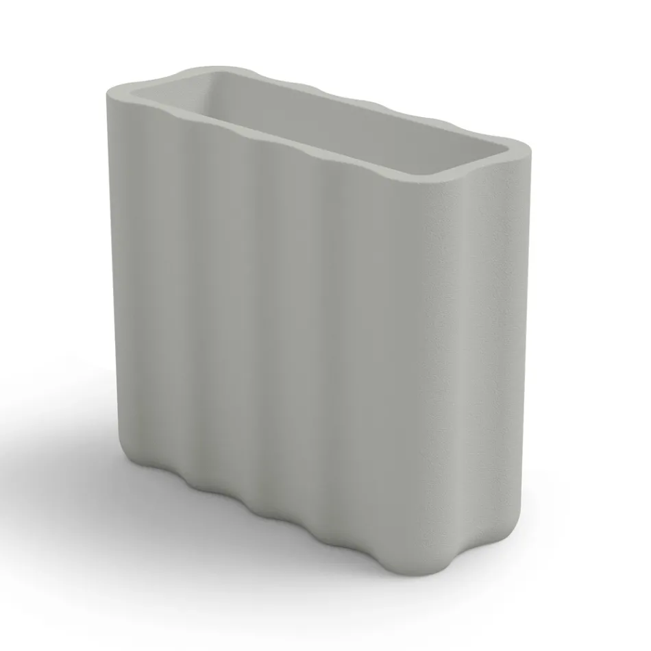 Außenvase aus farbigem Polyethylen 2 Größen Made in Italy - Barbia Viadurini