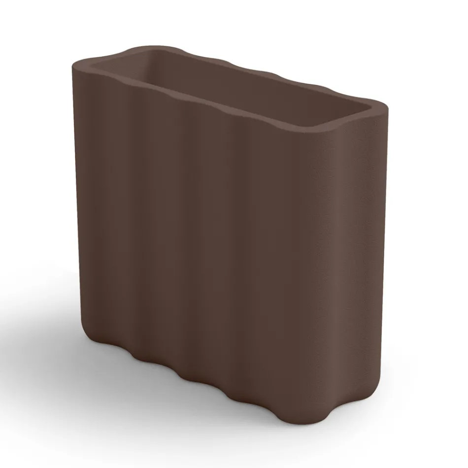 Außenvase aus farbigem Polyethylen 2 Größen Made in Italy - Barbia Viadurini