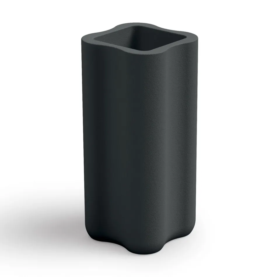 Outdoor-Vase aus farbigem Polyethylen 2 Größen Made in Italy - Barbia Viadurini