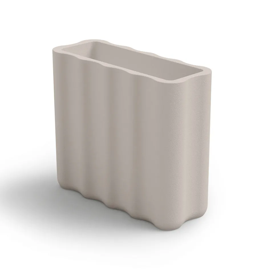 Outdoor-Vase aus farbigem Polyethylen 2 Größen Made in Italy - Barbia Viadurini