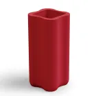 Outdoor-Vase aus farbigem Polyethylen 2 Größen Made in Italy - Barbia Viadurini