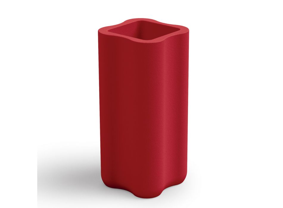 Outdoor-Vase aus farbigem Polyethylen 2 Größen Made in Italy - Barbia Viadurini