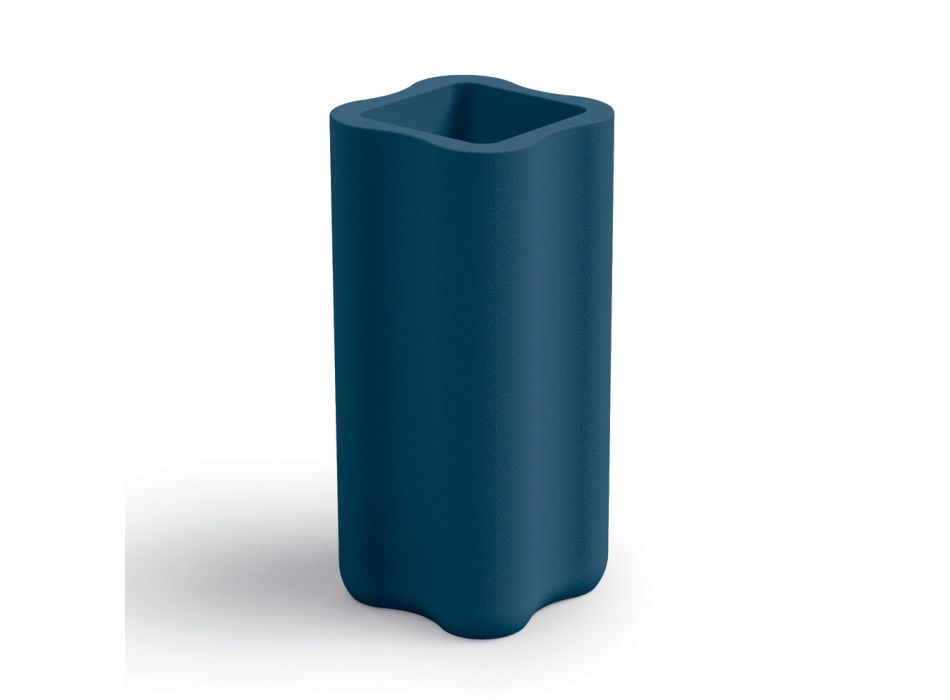 Outdoor-Vase aus farbigem Polyethylen 2 Größen Made in Italy - Barbia Viadurini