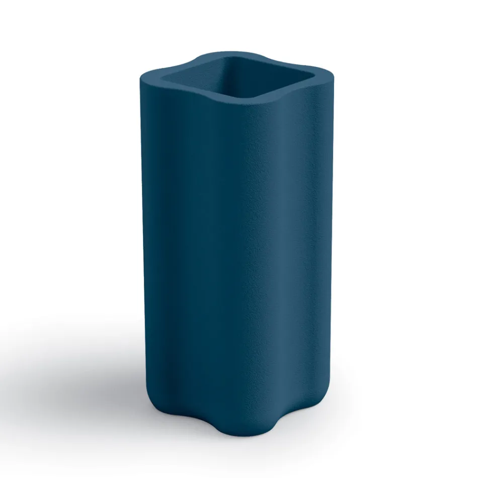 Outdoor-Vase aus farbigem Polyethylen 2 Größen Made in Italy - Barbia Viadurini