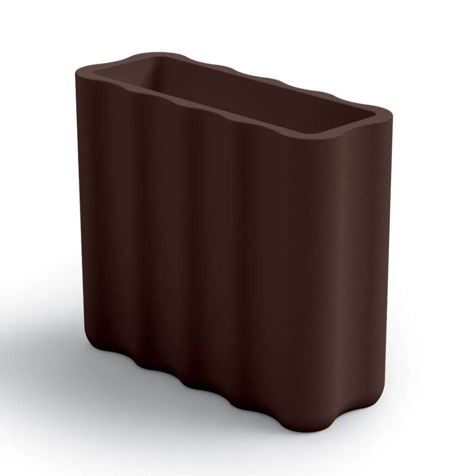 Outdoor-Vase aus farbigem Polyethylen 2 Größen Made in Italy - Barbia Viadurini