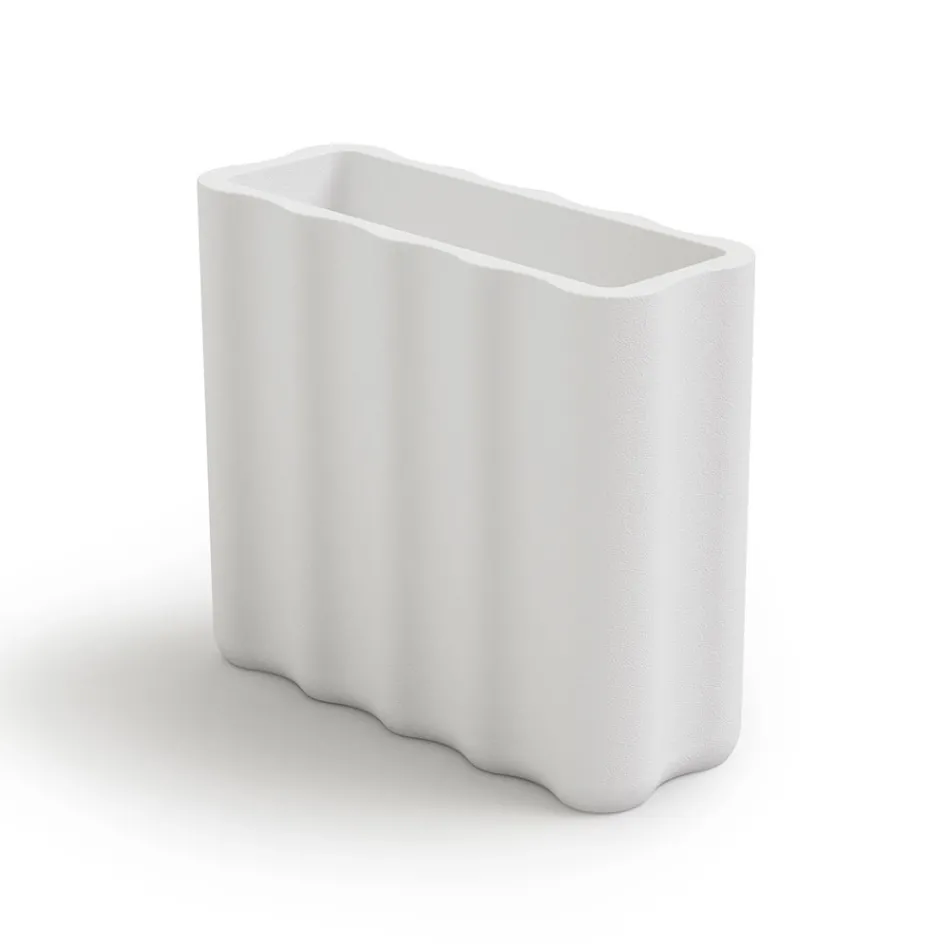 Outdoor-Vase aus farbigem Polyethylen 2 Größen Made in Italy - Barbia Viadurini